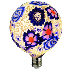 Декоративна LED лампочка FOLK BLUE G125 4W E27 311320 Polux